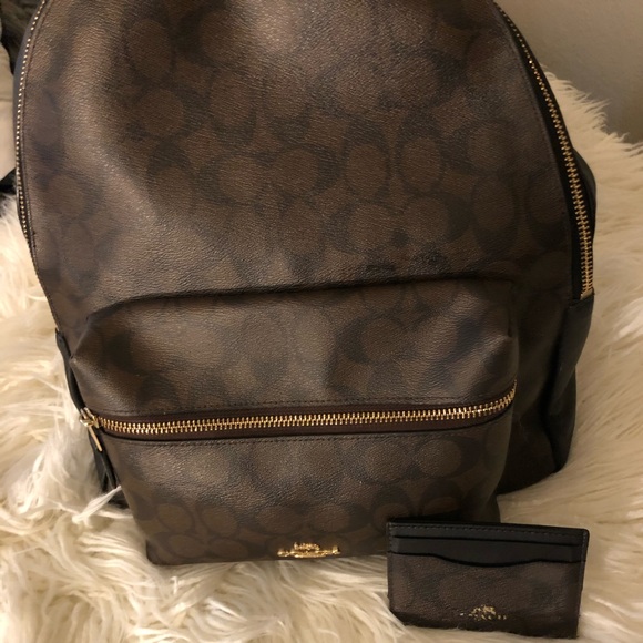 SOLD!! Coach Charlie Backpack - Picture 2 of 8